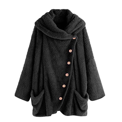 RYTEJFES Trachten Jacke Damen Beige Blau Schwarz Grau 48 Kapuzenjacke Jacke Wintermantel Fleecejacke Winterjacke Herbstjacke Übergangsjacke Fleecemantel Winterjacke Wintermantel von RYTEJFES