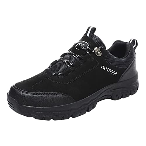 RYTEJFES Wanderschuhe Herren Leicht, Cozy Wandern Ultralight wasserdichte Schuhe Stallschuhe Abriebfest Sportlich Hiking Sneakers Wanderschuhe Wandern Bequeme Leichte Sport Sportschuhe Trekkingschuhe von RYTEJFES