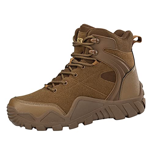 RYTEJFES Wanderschuhe Herren Trekkingschuhe Schuhe Im Freien Freizeitschuhe Laufschuhe Wasserdicht Treckingschuhe Sommer Sneaker Schwarz Neueste Angelschuhe Ortho Trekking Kletterschuhe von RYTEJFES