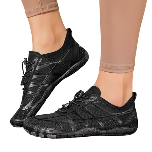 RYTEJFES Wanderschuhe Herren Trekkingschuhe Schuhe Walkingschuhe Breite Füße Sommer Bergschuhe Schwarze Freizeitschuhe Wasserdicht Schwarz Kletterschuhe wasserdichte Wander Wanderschuh von RYTEJFES