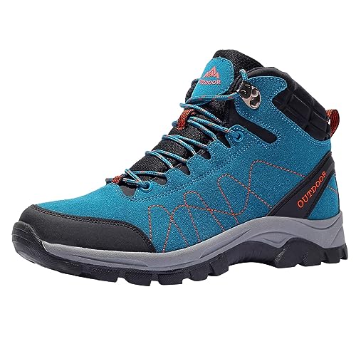RYTEJFES Wanderschuhe Herren Trekkingschuhe Trekking Für Wanderstiefel Wasserdicht Schuhe Schwarz wasserdichte Outdoor Tracking Freizeitschuhe Camping Wanderschuh Bergschuhe Zustiegsschuhe Laufschuhe von RYTEJFES