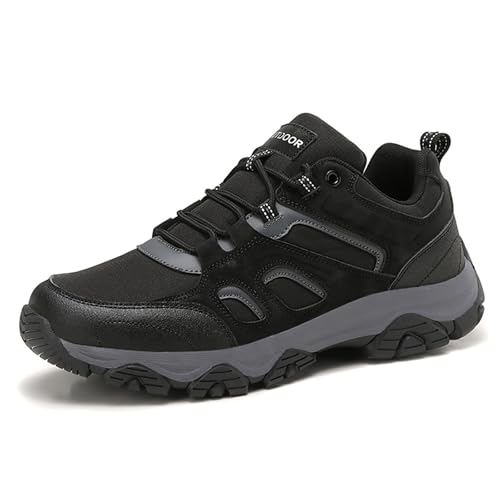 RYTEJFES Wanderschuhe Herren Trekkingschuhe Wasserdicht Freizeitschuhe Leichte Sneaker 43 Trekking Für Schuhe Kletterschuhe Atmungsaktiv Schwarz Trailrunning Männer Wanderschuh Zustiegsschuhe von RYTEJFES