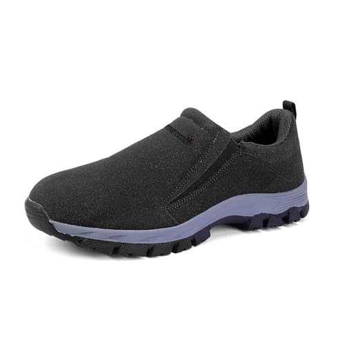 RYTEJFES Wanderschuhe Herren Trekkingschuhe Wasserdicht Tracking Schuhe Treckingschuhe Breite Füße Atmungsaktive Sneaker Schwarz Outdoor Outdoorschuhe Freizeitschuhe Für Trekking Treking-Wanderschuhe von RYTEJFES