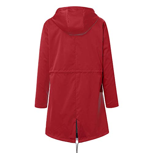 Regenjacke Damen Wasserdicht Atmungsaktiv Größe 52 Fahrrad 50 Xxl 3Xl Größe 54 Sommer Regenmantel Übergangsjacke Wind Jacke Softshelljacke Outdoorjacke Windbreaker Regenjacke Windjacke Regenponcho / von RYTEJFES