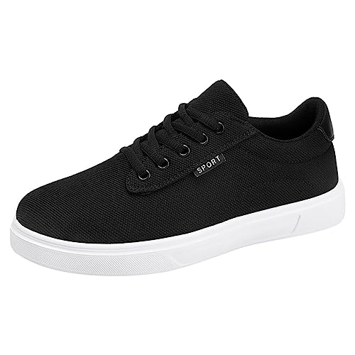 Schuhe Herren Leder, Segeltuch Canvas Rutschfeste Casual Schuhe Sommerschuhe Segeltuch Lässige Sommer Beiläufig Schlupfschuhe Barfussschuhe Klassisch Mokassin Komfort Bequeme Halbschuhe Hallenschuhe von RYTEJFES