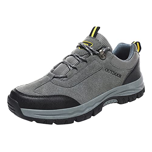 Schuhe Herren Sommer, wasserdichte Sport Cozy Wandern Shoes Sneakers Bergsteigen Leichte Ultralight Sportlich Sportschuhe Wanderschuhe Wandern Elegant Abriebfest Bequeme Schuhe Trekkingschuhe von RYTEJFES