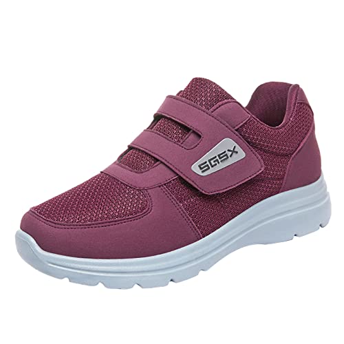 Sneakers Damen Weiß Schwarz Bunt Ohne Schnürung Schuhe Weiße Schwarz Sportschuhe Wanderschuhe Kletterschuhe Hallenschuhe Damenschuhe Trekkingschuhe Sommerschuhe Running Shoes For Women Laufschuhe Lauf von RYTEJFES