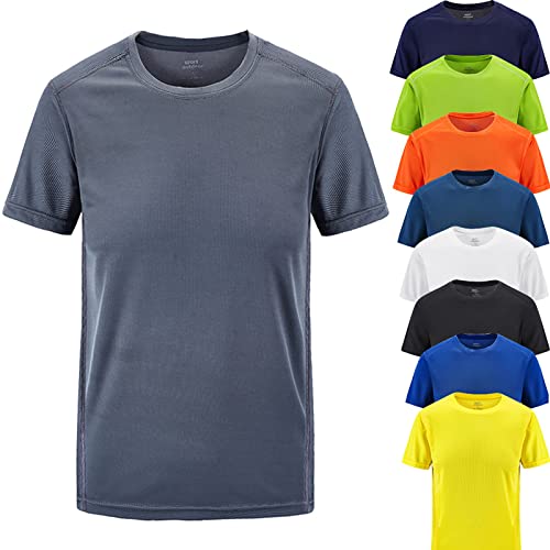 T Shirt Herren Weiß V Ausschnitt Schwarz 4XL 3XL Lang Weisse Sport Gym Basic Tshirt Funktionsshirt Poloshirt# Sport Muskelshirts Tshirts# T-Shirt Fitness Sportshirt Laufshirt von RYTEJFES