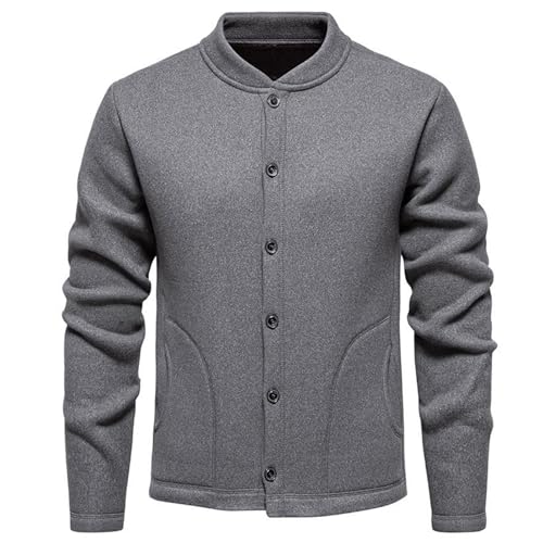 Trachtenjacke Herren Janker Oktoberfest Outfit Weste Trachtenweste Strick Pullover Trachten Strickjacke Tracht Wiesn Blau Wolle Jacke Trachtenjanker Modern Grau Mit Kapuze Beige von RYTEJFES