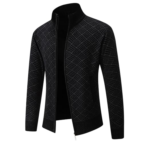 Trachtenjacke Herren Trachtenjacken Strickjacken Trachten Weste Jacke Oktoberfest Outfit Hemden Tracht Trachtenweste Grau Trachtenwesten Dirndl Sakko Janker Pullover Strickjacke Wiesn Strickweste von RYTEJFES