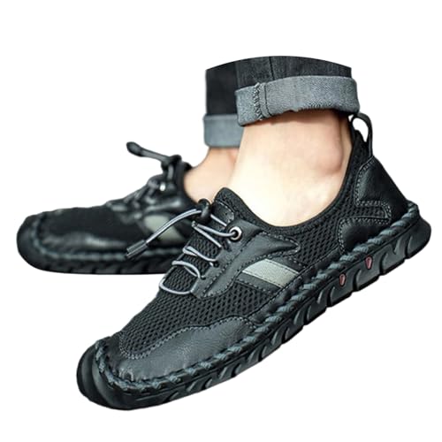 Wanderschuhe Herren Trekkingschuhe Leichte Wasserdicht Ortho Trekking Schuhe Wanderschuh Wanderstiefel Sommer Freizeitschuhe Angelschuhe Leichter Breite Füße Walking Outdoorschuhe Bergschuhe Hiking von RYTEJFES