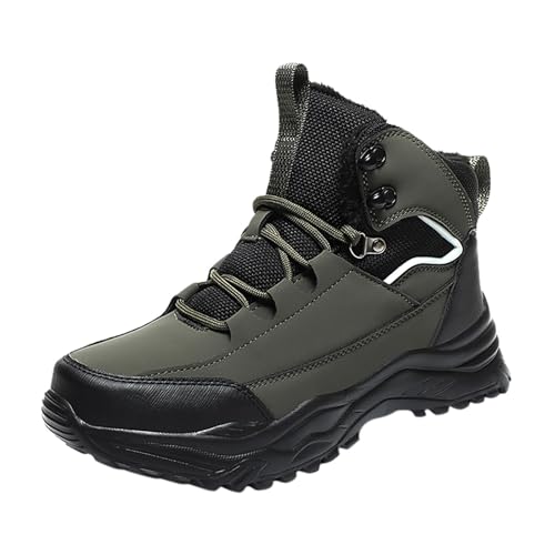 Wanderschuhe Herren Trekkingschuhe Outdoor Schuhe Schwarze Wasserdicht Angelschuhe Orthopädische Wasserdichte Zustiegsschuhe Wanderschuh Winterschuhe Wasserfeste Freizeitschuhe Trekking Breite Füße von RYTEJFES