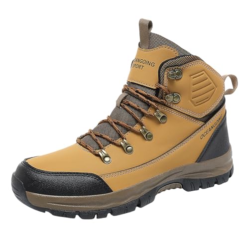 Wanderschuhe Herren Trekkingschuhe Schuhe Trekking Wanderstiefel Laufschuhe Wasserdicht Leichte wasserdichte Waterproof Shoes for Men Sommer Leicht Freizeitschuhe Bergschuhe Angelschuhe von RYTEJFES