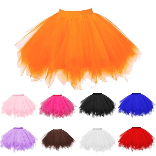 orange orangen Orang oranger orangener tüllrock Damen Fasching Karneval tüll Rock tütü tanzkleid Ballerina Ballett Tutu Tull 50er Mini tullrock Frauen Ballettrock Dame Tanzrock mädchen 70er tul orange orangen Orang oranger orangener tüllrock Damen Fasching Karneval tüll Rock tütü tanzkleid Ballerina Ballett Tutu Tull 50er Mini tullrock Frauen Ballettrock Dame Tanzrock mädchen 70er tul von RYTEJFES