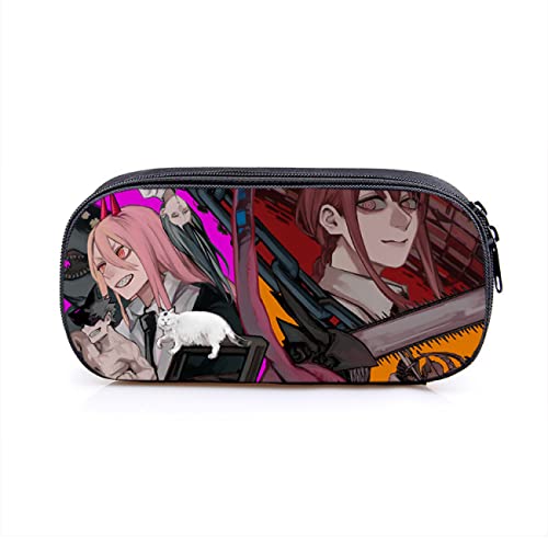 RYTHMIX Chains-aw Man Pen Case, Large Capacity Anime Pencil Case, Large Capacity Kids Pencil Cases-20 * 5 * 10cm||Multicolor 18 von RYTHMIX