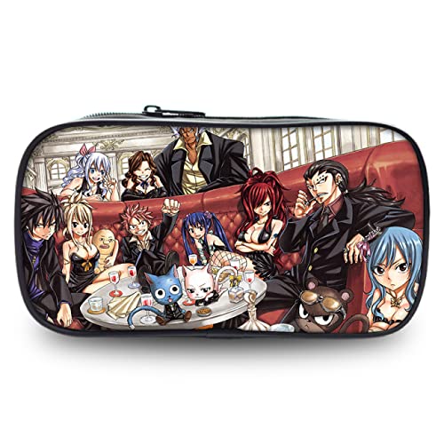 RYTHMIX FAI-ry TA-il Pencil Pouch, Portable Anime Pencil Bags, Pen Box Pen Pouch Stationery Organizer for Student Teen-21 * 10 * 5cm||Multicolor 3 von RYTHMIX