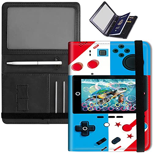 RYUITHDJP Kreditkartenetui mit RFID-Block-1-A, Game Player Kids, Flip with Elastic Band Closure, Casual von RYUITHDJP