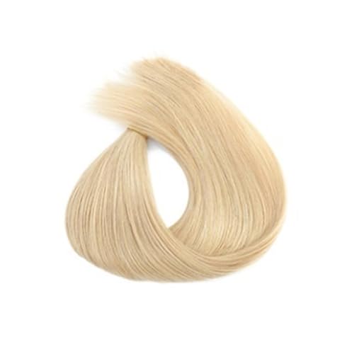 Pferdeschwanzverlängerung, Blonde glatte Pferdeschwanz-Extensions aus Echthaar for Frauen Kunsthaar(Gold) von RYUQW3RE
