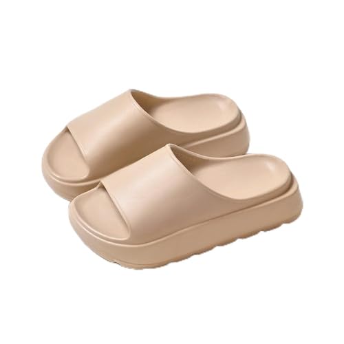 RYUQW3RE Sandalen, 5,5 cm dicke Hausschuhe for Damen Hausschuhe(Khaki,39 EU) von RYUQW3RE