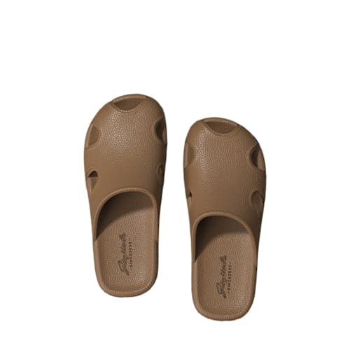 RYUQW3RE Sandalen, Baotou Soft Sole Oberbekleidung Home Indoor Sandale Hausschuhe Hausschuhe(Brown,40 EU) von RYUQW3RE