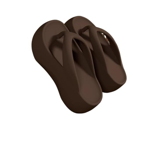 RYUQW3RE Sandalen, Damen-Flip-Flops mit 17,8 cm Höhe und Boost-Sommer-Strandsandalen mit dicker Polsterung Hausschuhe(39 EU) von RYUQW3RE