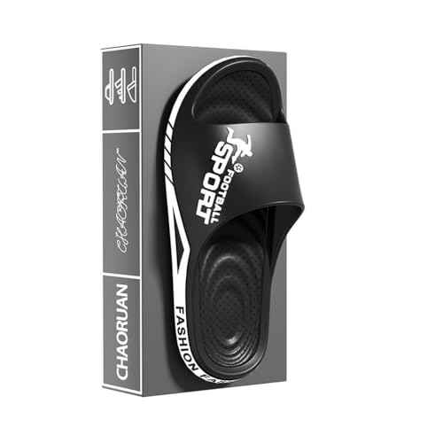 RYUQW3RE Sandalen, Damen-Sandalen aus EVA for den Sommer – leichte Hausschuhe mit dicker Sohle Hausschuhe(Black,43 EU) von RYUQW3RE