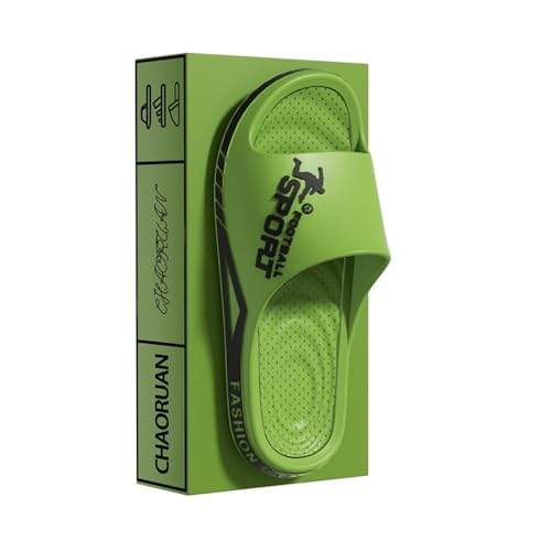 RYUQW3RE Sandalen, Damen-Sandalen aus EVA for den Sommer – leichte Hausschuhe mit dicker Sohle Hausschuhe(Green,41 EU) von RYUQW3RE