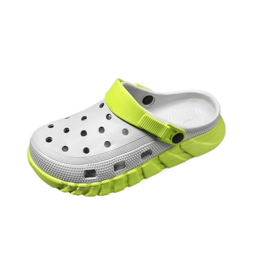 RYUQW3RE Sandalen, EVA-Strandschuhe for Paare – Leichte Reisesandalen for Männer und Frauen Hausschuhe(White,45 EU) von RYUQW3RE