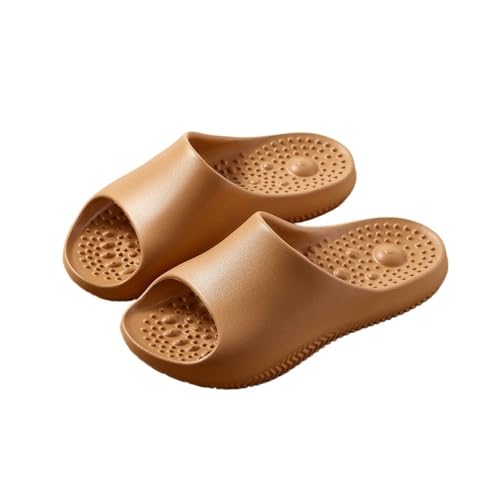 RYUQW3RE Sandalen, Unisex-EVA-Hausschuhe for drinnen/draußen/Badezimmer – weich und leicht Hausschuhe(Brown,42 EU) von RYUQW3RE