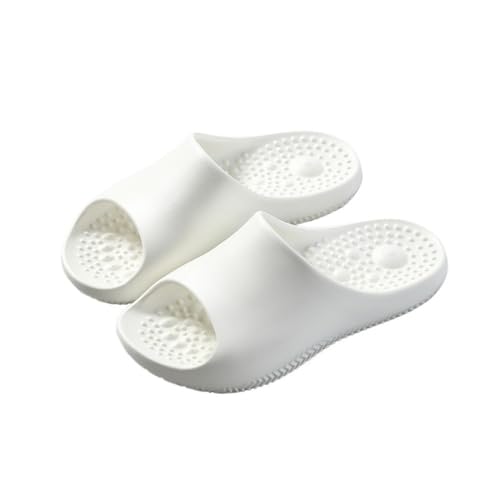 RYUQW3RE Sandalen, Unisex-EVA-Hausschuhe for drinnen/draußen/Badezimmer – weich und leicht Hausschuhe(White,45 EU) von RYUQW3RE