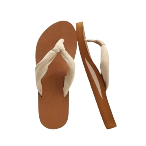 RYUQW3RE Sandalen, Weiche EVA-Flip-Flops for Damen – Freizeitsandalen for den Sommer, Strand und Urlaub Hausschuhe(White,41 EU) von RYUQW3RE