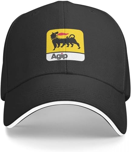 Baseballkappe Snapback Sonnenhut Agip Cap Baseball Cap Baseball Hut Hip Hop Herren Caps Damen Hip Hop Geburtstagsgeschenk von RYVOWETP