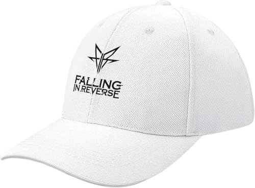 Baseballkappe Snapback Sonnenhut Falling in Reverse-Baseballkappe für Männer und Frauen Gentleman-Hut Harter Sonnenhut Anime-Trucker-Mützen Hip-Hop Geburtstagsgeschenk von RYVOWETP