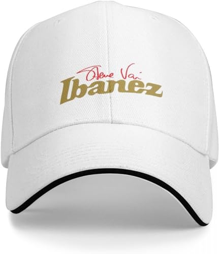 RYVOWETP Baseballkappe Snapback Sonnenhut Gitarre Steve Vai-Kappe Baseballkappe Trucker-Mütze Golfmütze Herrenhüte für Männer und Frauen Geschenk von RYVOWETP