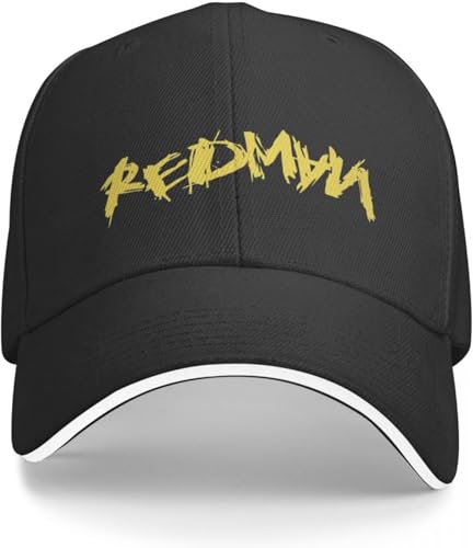 RYVOWETP Baseballmütze Snapback Sonnenhut Redman Baseball Cap Strandhut Rugby Foam Party Hüte Boonie Hüte Frauen Caps Männer Geschenk von RYVOWETP