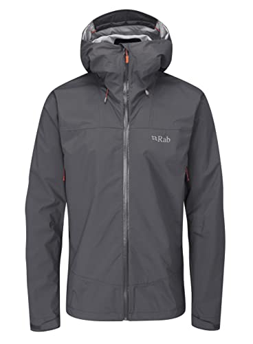 Rab Herren Downpour Plus 2.0 Jacke, graphene, S von Rab