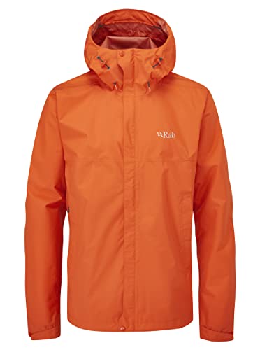 RAB Downpour Plus Jacke Herren rot Größe L 2021 Funktionsjacke von Rab