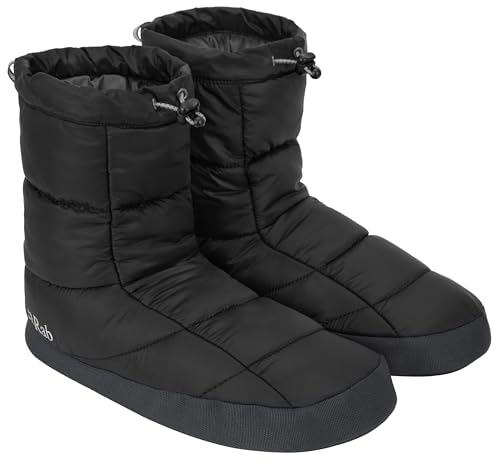 Rab Cirrus Hüttenstiefel – Synthetische isolierte Stiefel zum Skifahren und Bergsteigen, Schwarz, Large von Rab
