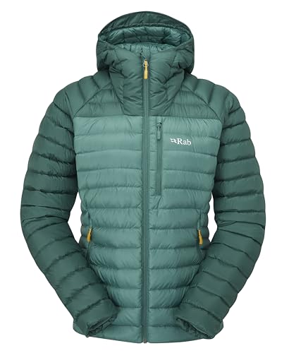 Rab Damen Microlight Alpine Jacke, Green Slate-Eucalyptus, M von Rab