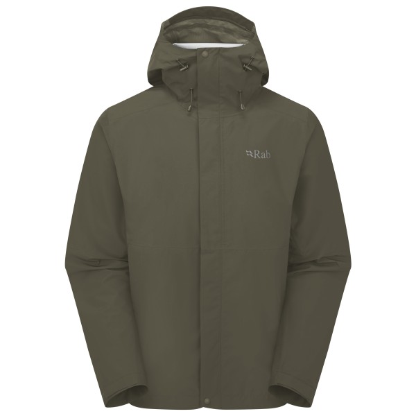 Rab - Downpour Jacket - Regenjacke Gr S oliv/braun von Rab