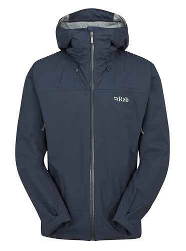 Rab Downpour Plus 2.0 Jacket QWG-78 tempest blue M von Rab