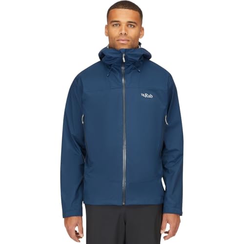 Rab Downpour Plus 2.0 Jacket QWG-78 tempest blue XL von Rab
