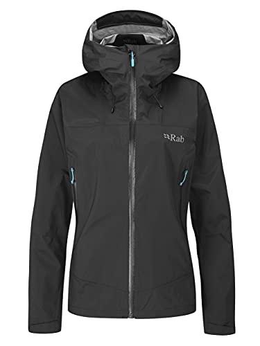 Rab Damen Downpour Plus 2.0 Jacke, black, S von Rab