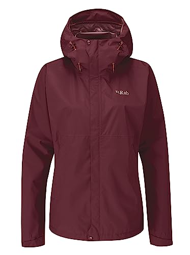 Rab Downpour Plus Jacke Damen rot von Rab
