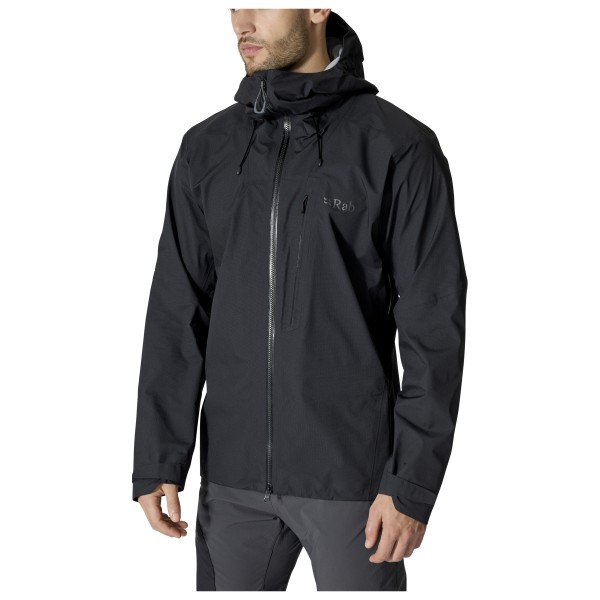 Rab - Firewall Alpine Jacket - Regenjacke Gr L schwarz von Rab