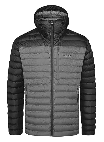 Rab Herren Microlight Alpine Jacke, Black-Graphene, L von Rab