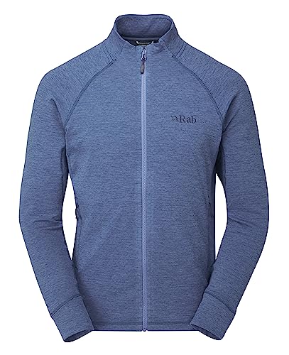 Rab Herren Nexus Jacke - Leichter Fleece-Mantel zum Wandern, Trekking, Klettern, denim, XXL von Rab