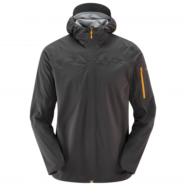 Rab - Kinetic Ultra Jacket - Regenjacke Gr S grau von Rab