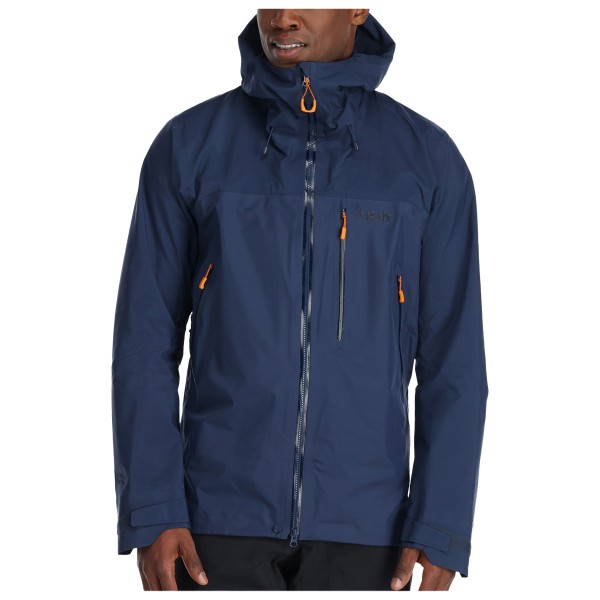 Rab - Latok Mountain GTX Jacket - Regenjacke Gr L;M;S;XL;XXL blau;orange/gelb von Rab