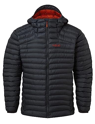 Rab M Cirrus Alpine Jacket Grau - Daunen Leichte warme Herren PrimaLoft Isolationsjacke, Größe M - Farbe Beluga von Rab